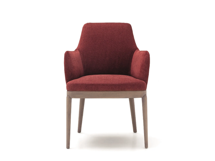 PRINCIPE MP.60/P - Upholstered fabric chair with armrests _ Arte Brotto